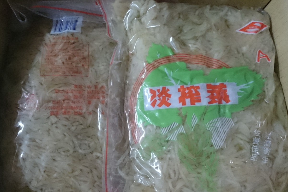 5斤榨菜絲-不/箱 - 圖片 1