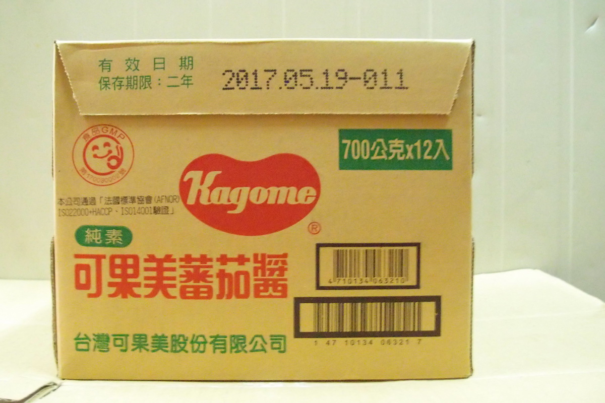 A可果美蕃茄醬(玻璃)-箱